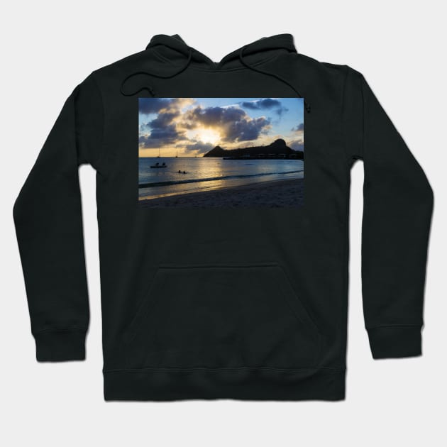 Sunset Swim Hoodie by andykazie